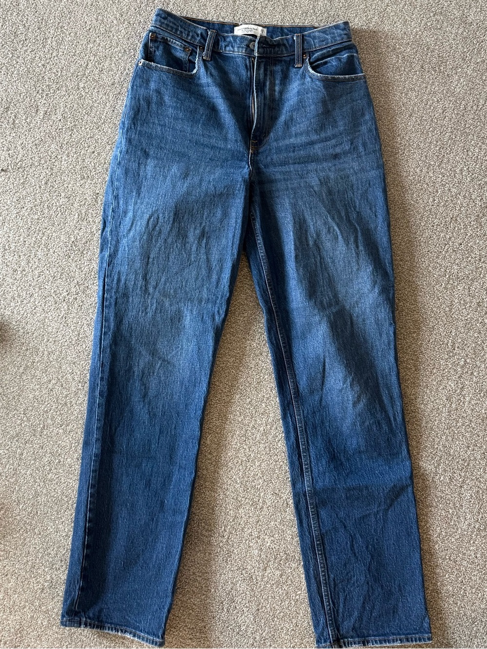 Abercrombie & Fitch 90s Straight Leg Curve Love Jeans